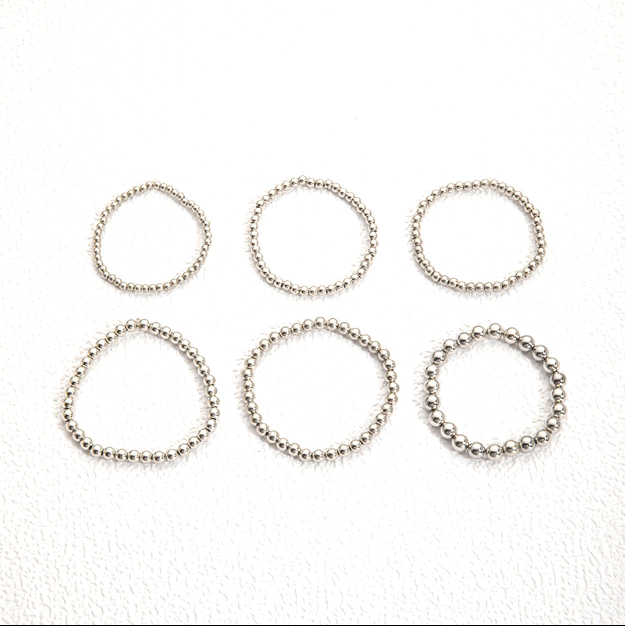 Wholesale punk style exaggerated round bead chain bracelet